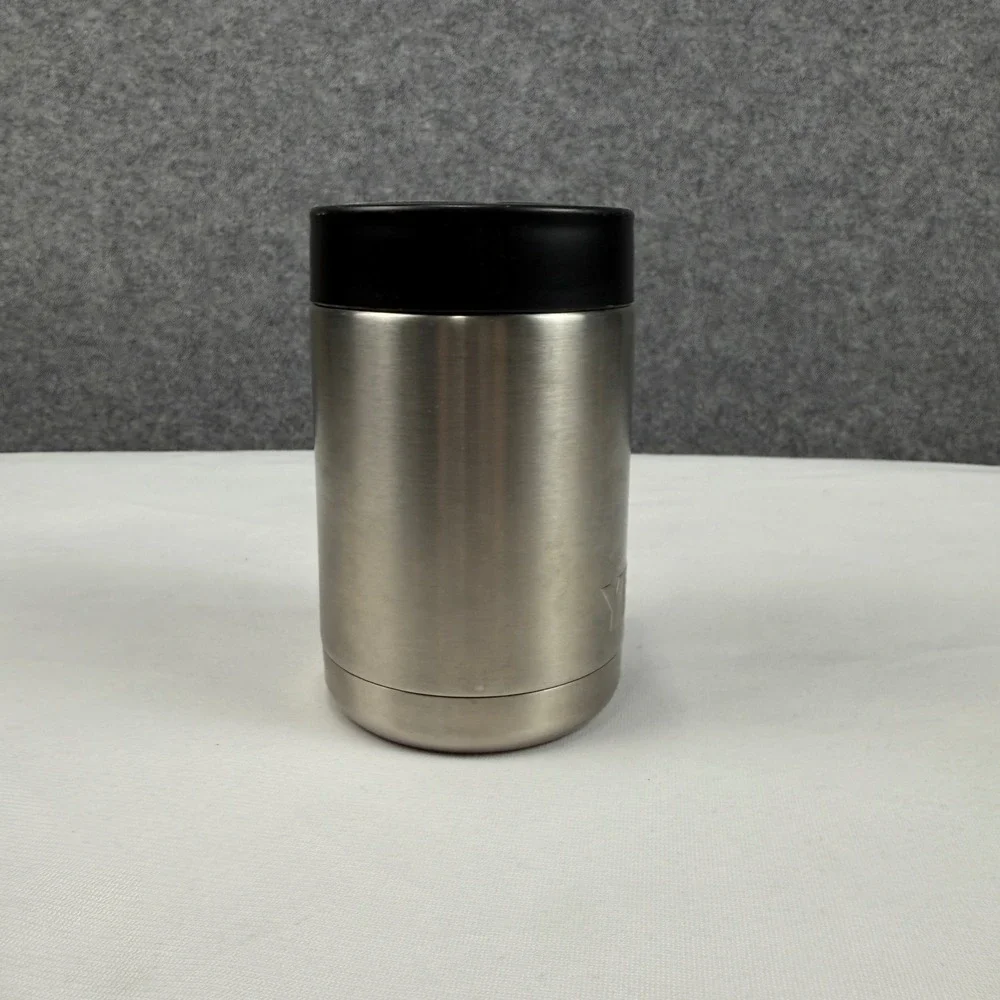 YETI Rambler Colster 12 oz Can‎ Insulator Stainless Steel Silver Vacuum Sealed